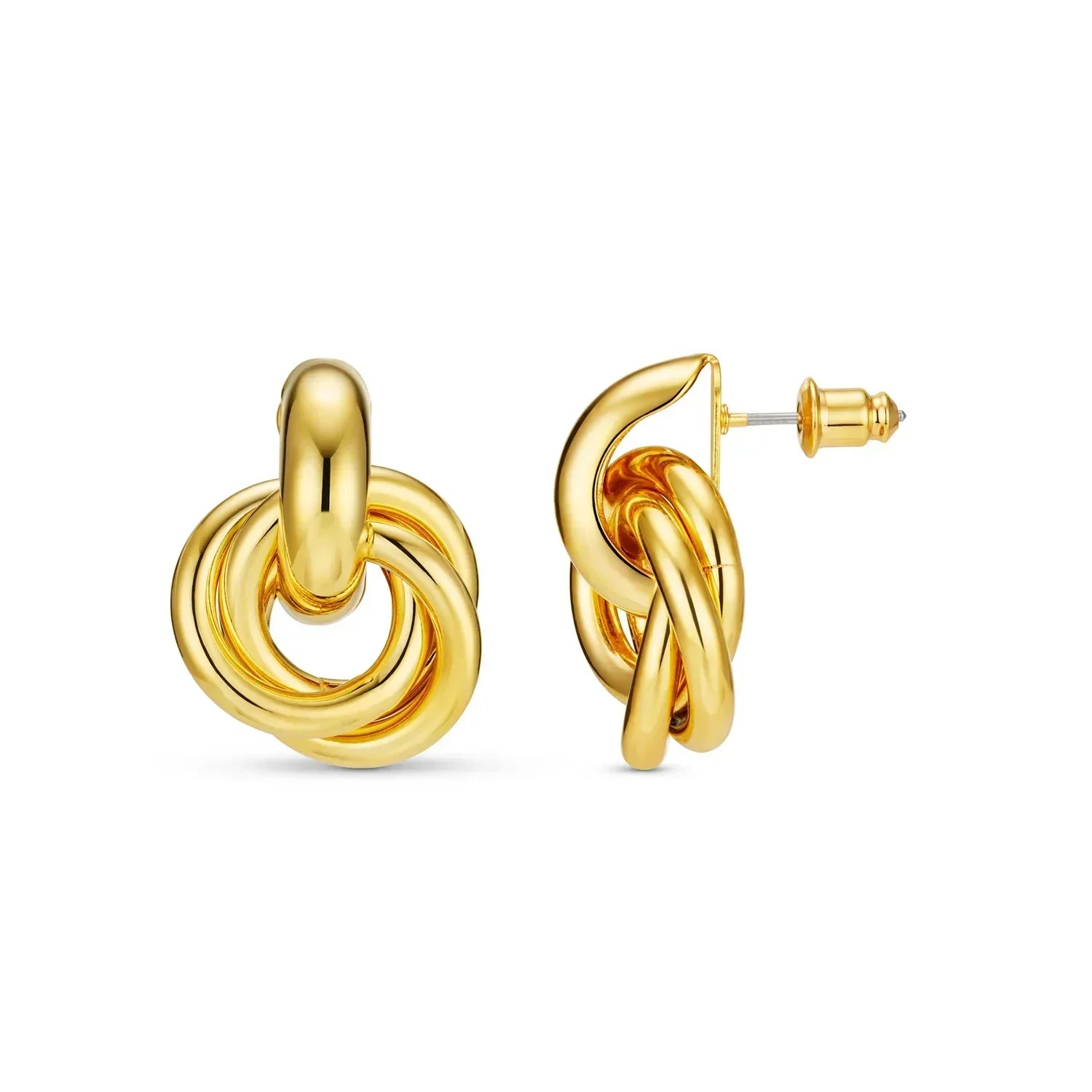 Boucles d'oreilles en or au design élégant – Un bijou classique pour toutes les occasions 0