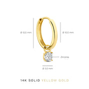 Boucles d'oreilles en or ornées de pierres étincelantes – Bijoux élégants pour le quotidien et les occasions spéciales 5