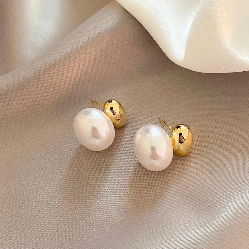 Boucles d'oreilles vintage en perles de style classique – Bijoux élégants 0