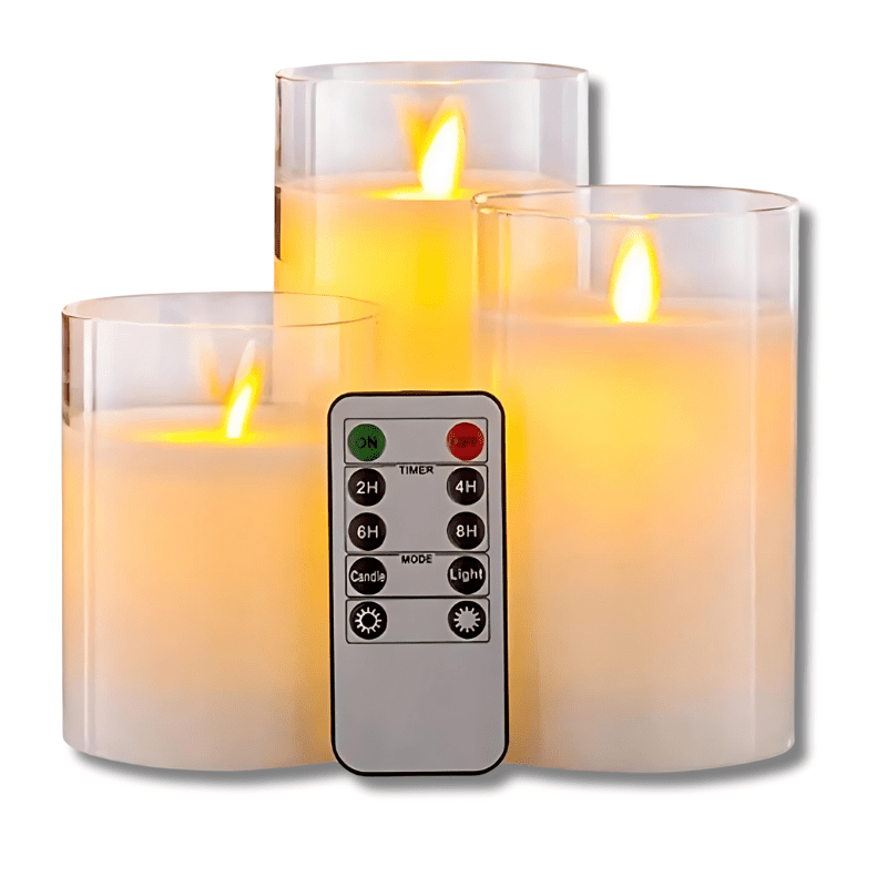 Bougies LED Cozio – éclairage sans flamme 6
