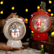 Boule de Noël Flocon de Neige Boîte à Musique Automatique 4