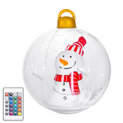 Boule de Noël gonflable d'extérieur avec lumières (LED) 0