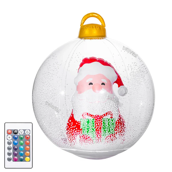 Boule de Noël gonflable d'extérieur avec lumières (LED) 1