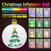 Boule de Noël gonflable d'extérieur avec lumières (LED) 3