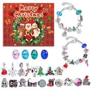 Bracelet surprise 24 cases motif élan de Noël 0