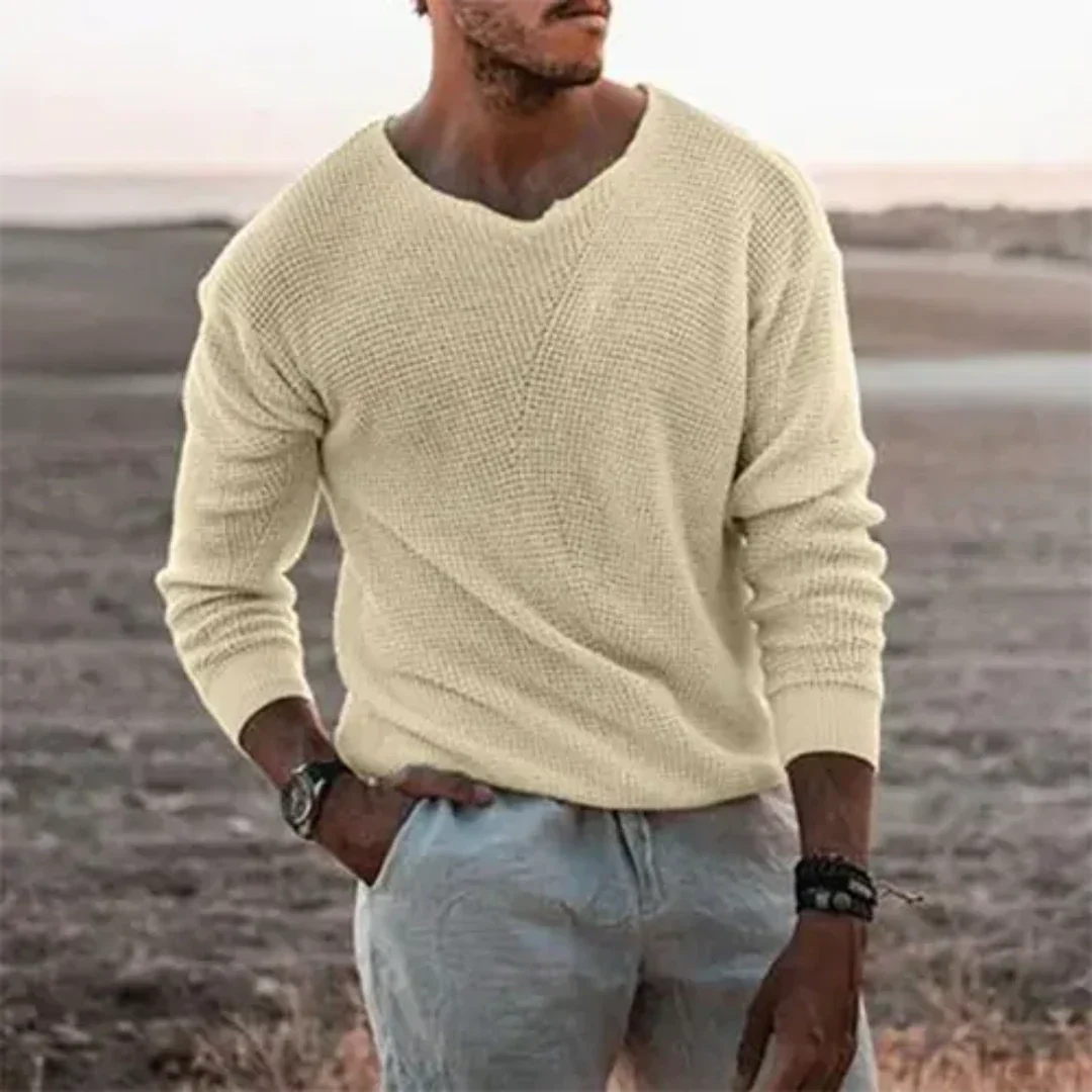 Pullover Contract Bram | Casual warm pullover for men | Soft knit – DENEROVA