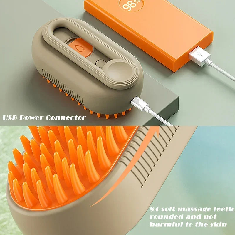 Brosse vapeur 3 en 1 pour animaux de compagnie 1