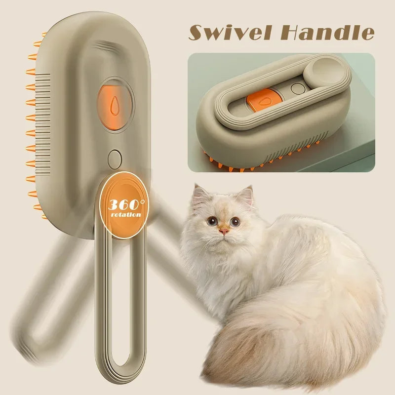 Brosse vapeur 3 en 1 pour animaux de compagnie 5