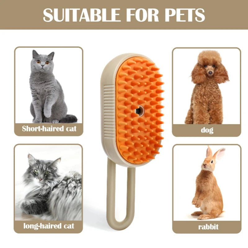 Brosse vapeur 3 en 1 pour animaux de compagnie 6