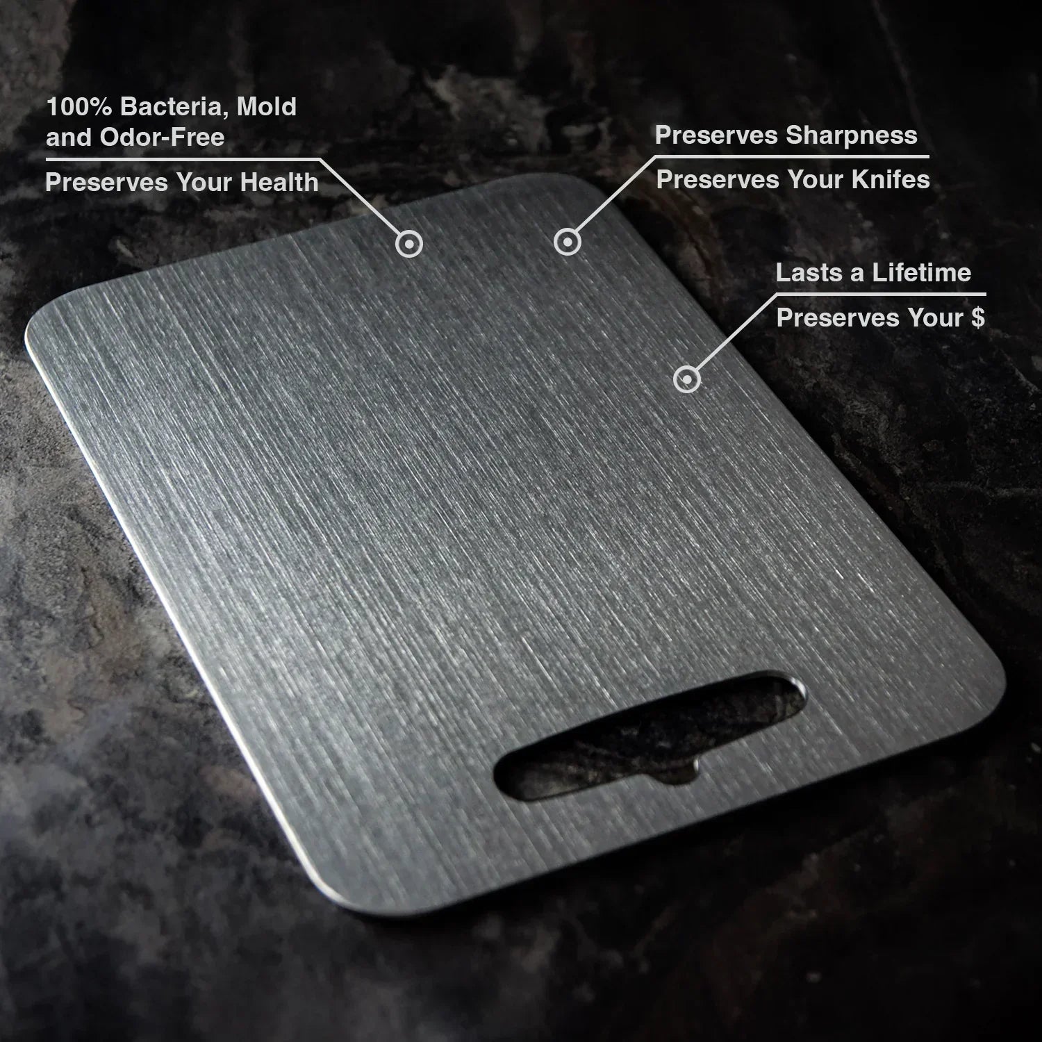 CUISINE SAINE – Planche à découper en titane sans BPA ni microplastiques 2