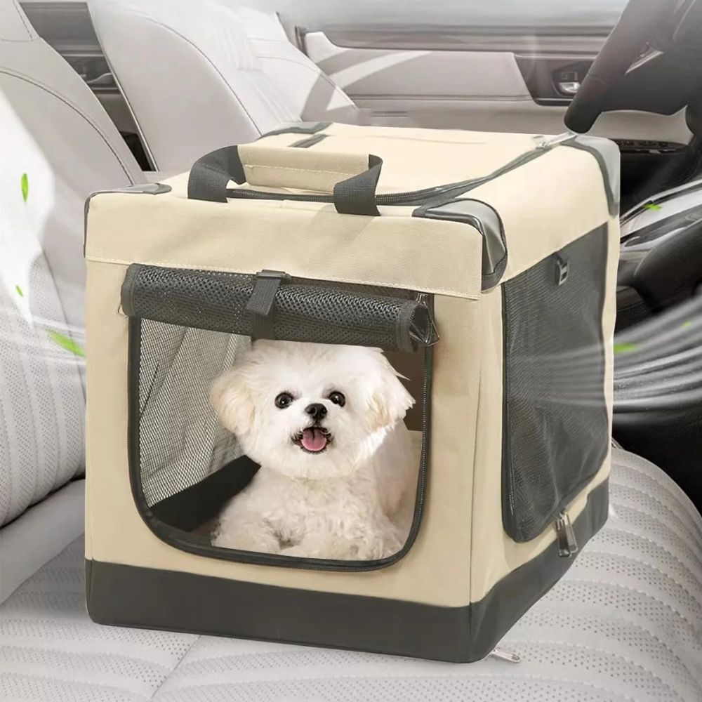 Cage portable et pliable pour petits chiens 0