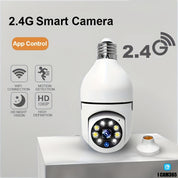 Caméra de lampe intelligente avec qualité HD, vision nocturne et audio bidirectionnel pour une meilleure sécurité à domicile 4