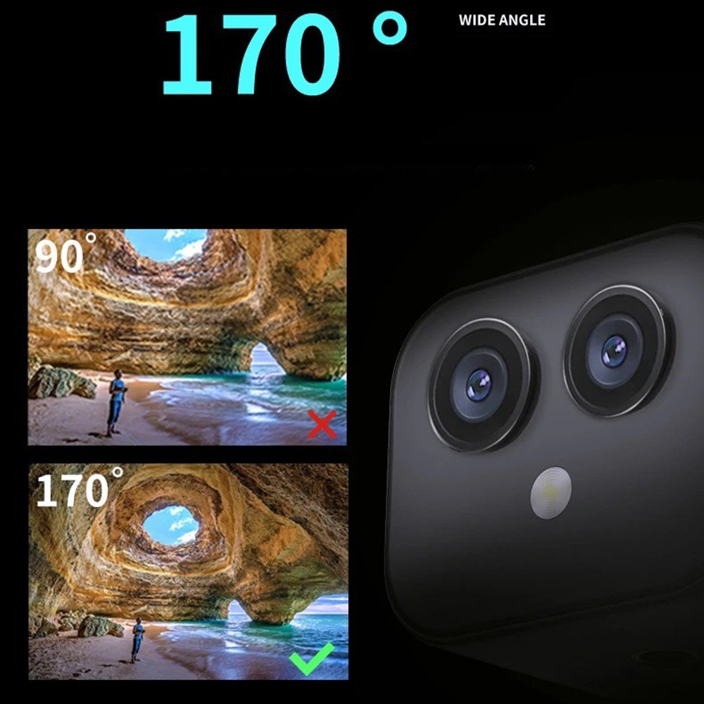 Caméra de surveillance WiFi sans fil 4K 4