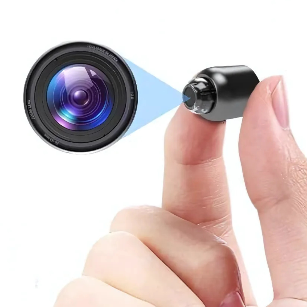 Caméra de surveillance sans fil compacte HD compacte avec un angle de 160 degrés, une vision nocturne et une durée de vie de la batterie de 72 heures pour la sécurité à la maison 0