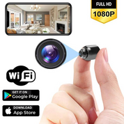 Caméra de surveillance sans fil compacte HD compacte avec un angle de 160 degrés, une vision nocturne et une durée de vie de la batterie de 72 heures pour la sécurité à la maison 2