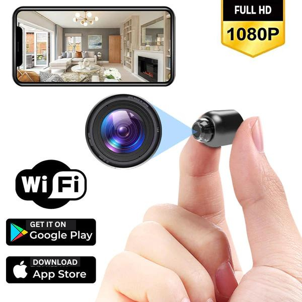 Caméra de surveillance sans fil compacte HD compacte avec un angle de 160 degrés, une vision nocturne et une durée de vie de la batterie de 72 heures pour la sécurité à la maison 2
