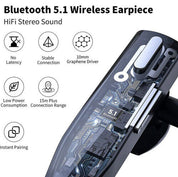 Camionneur à double micro sans fil Bluetooth 5.1 Casque / écouteur à annulation de bruit 2
