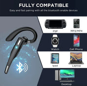 Camionneur à double micro sans fil Bluetooth 5.1 Casque / écouteur à annulation de bruit 5