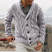 Cardigan chaud boutonné pour homme | Hiver 1