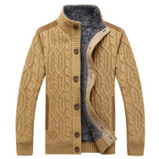 Cardigan chaud en tricot pour homme | Manches longues 0
