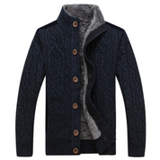 Cardigan chaud en tricot pour homme | Manches longues 1
