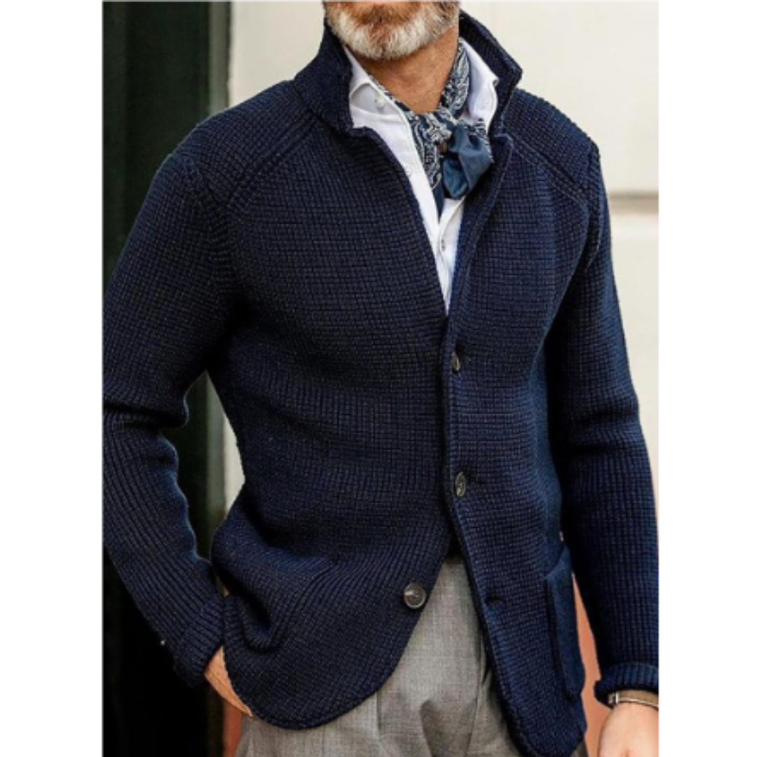 Cardigan chaud pour homme | Boutonné 0