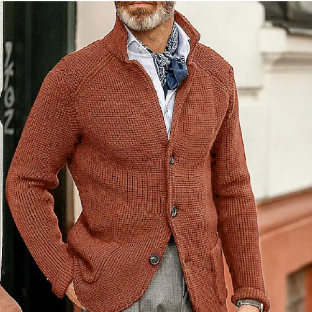 Cardigan chaud pour homme | Boutonné 13