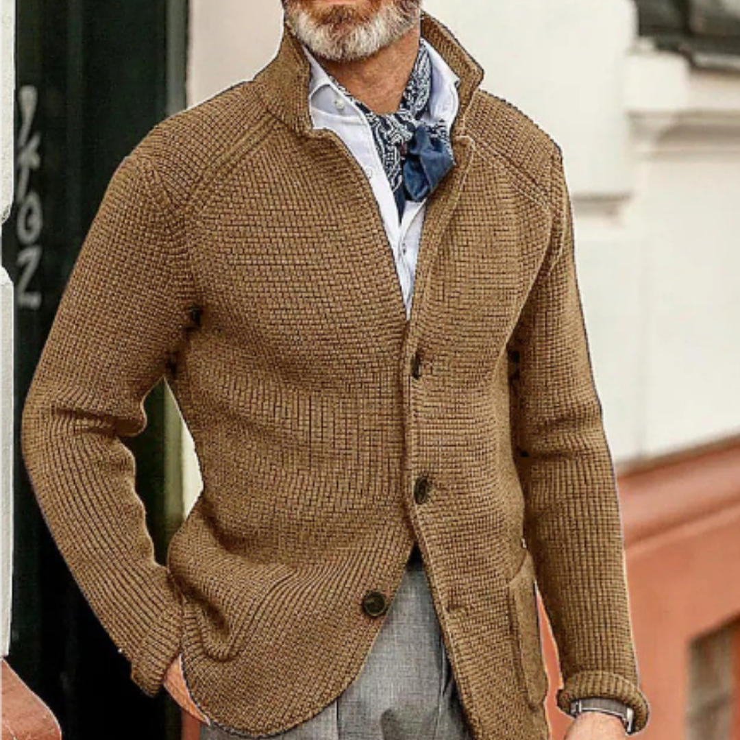Cardigan chaud pour homme | Boutonné 8