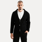 Cardigan d'hiver chaud et élégant pour homme | Poche avant 1
