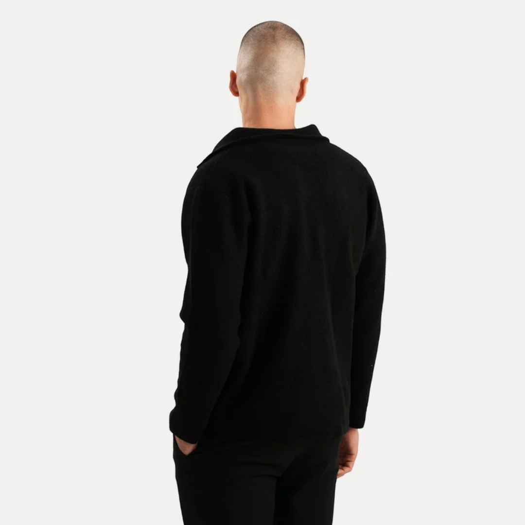 Cardigan d'hiver chaud et élégant pour homme | Poche avant 3
