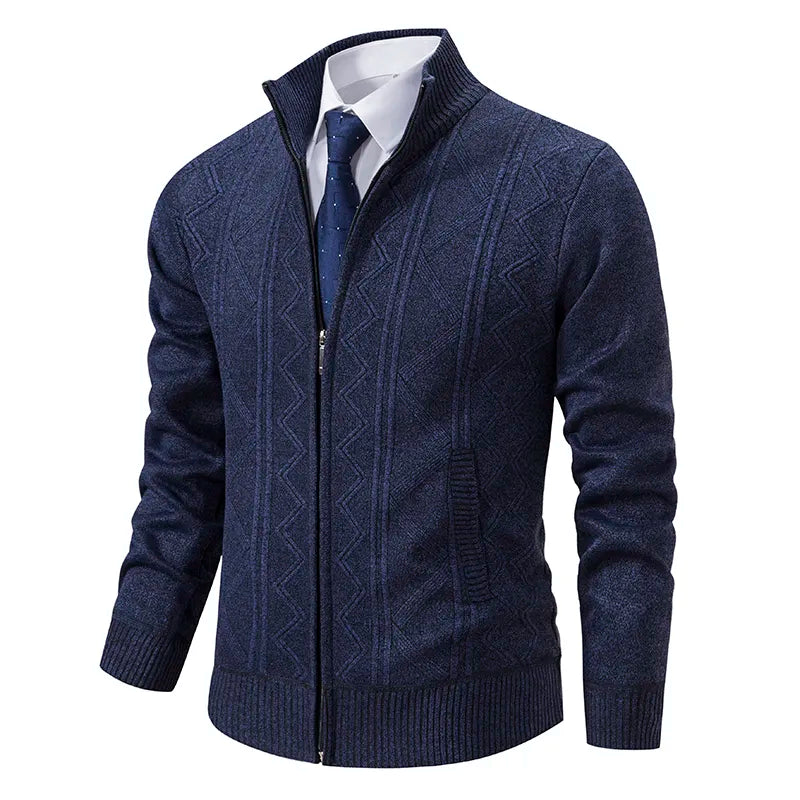 Cardigan d'hiver pour homme | Avec fermeture éclair 5