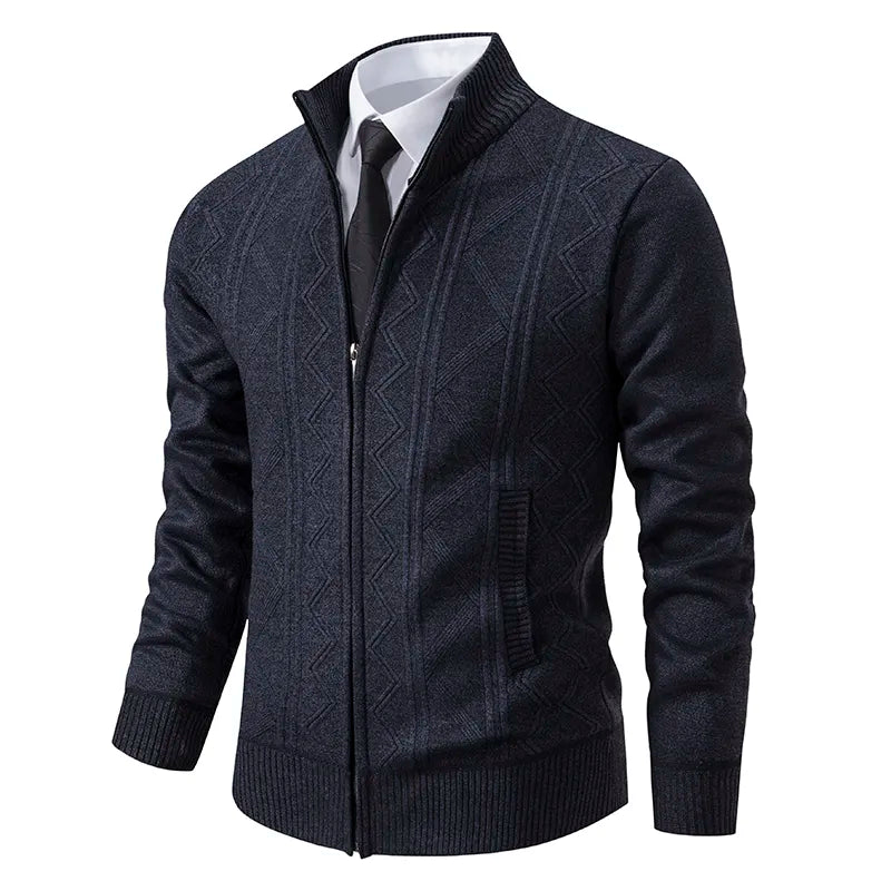 Cardigan d'hiver pour homme | Avec fermeture éclair 6