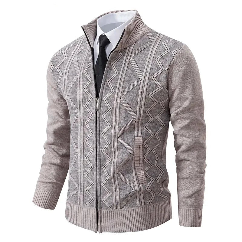 Cardigan d'hiver pour homme | Avec fermeture éclair 7