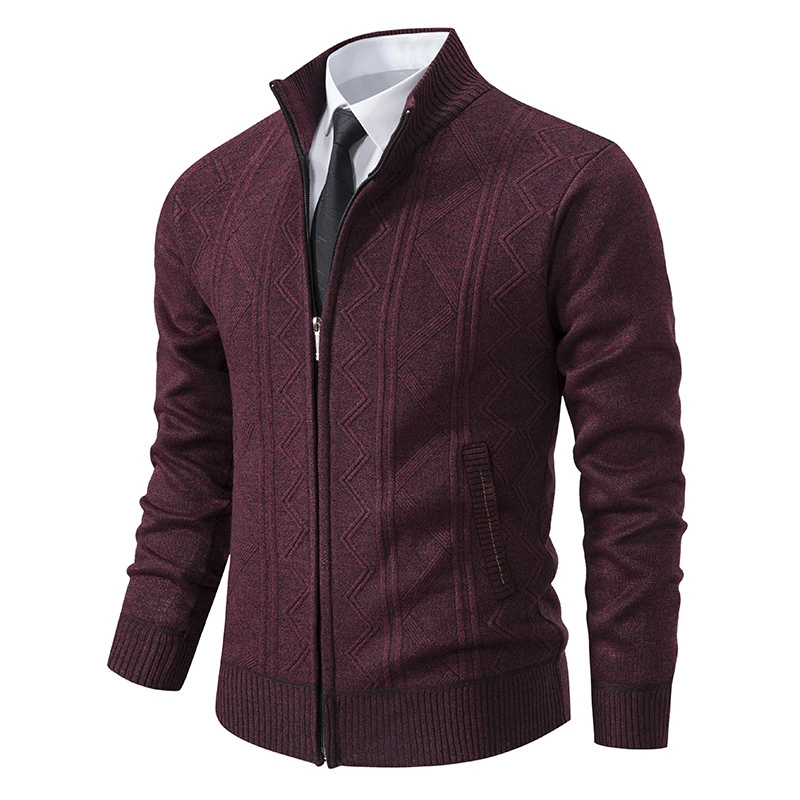 Cardigan d'hiver pour homme | Avec fermeture éclair 8