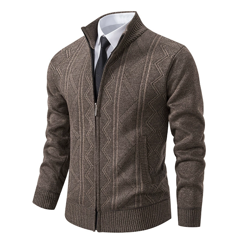 Cardigan d'hiver pour homme | Avec fermeture éclair 9