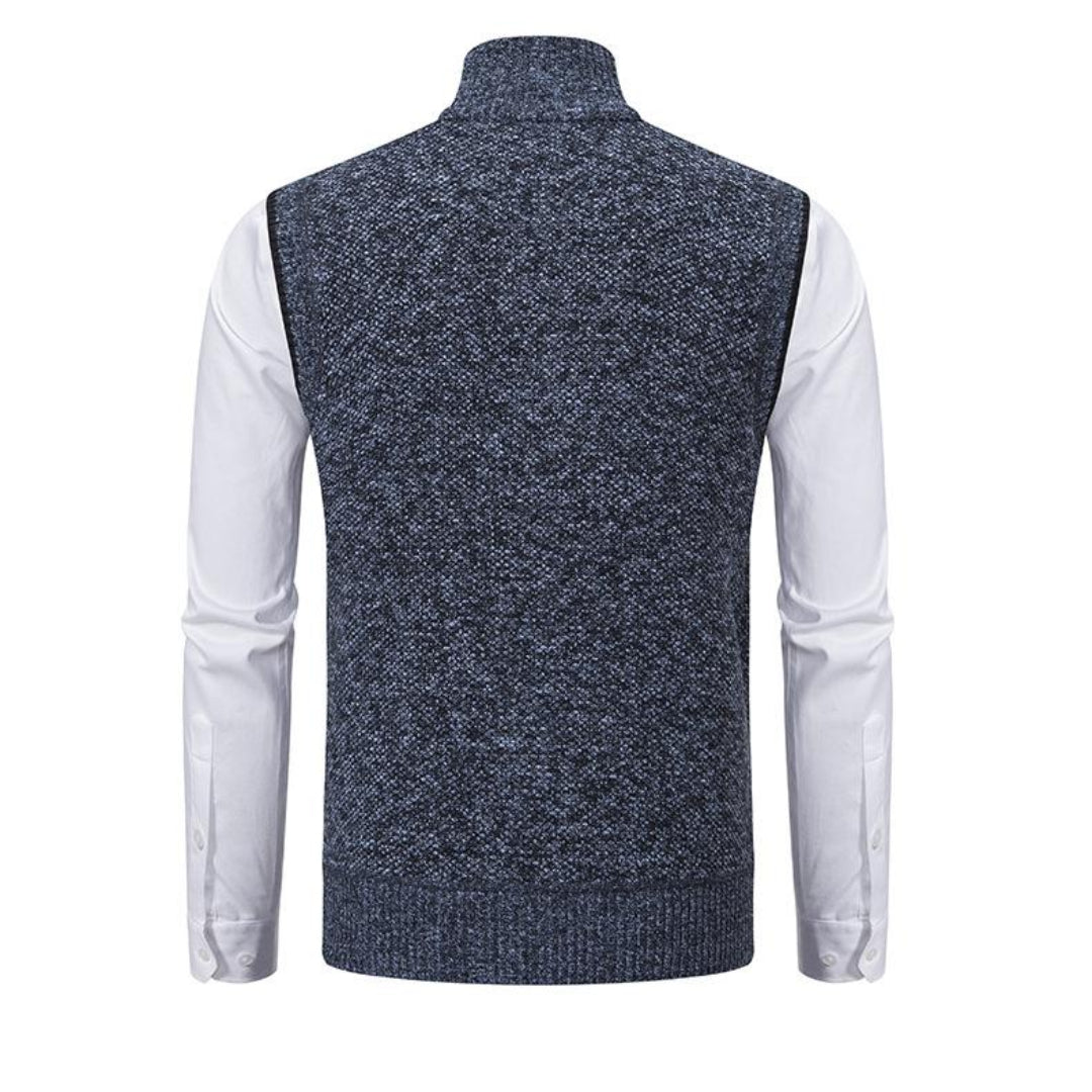 Cardigan sans manches pour homme | Fermeture éclair 2