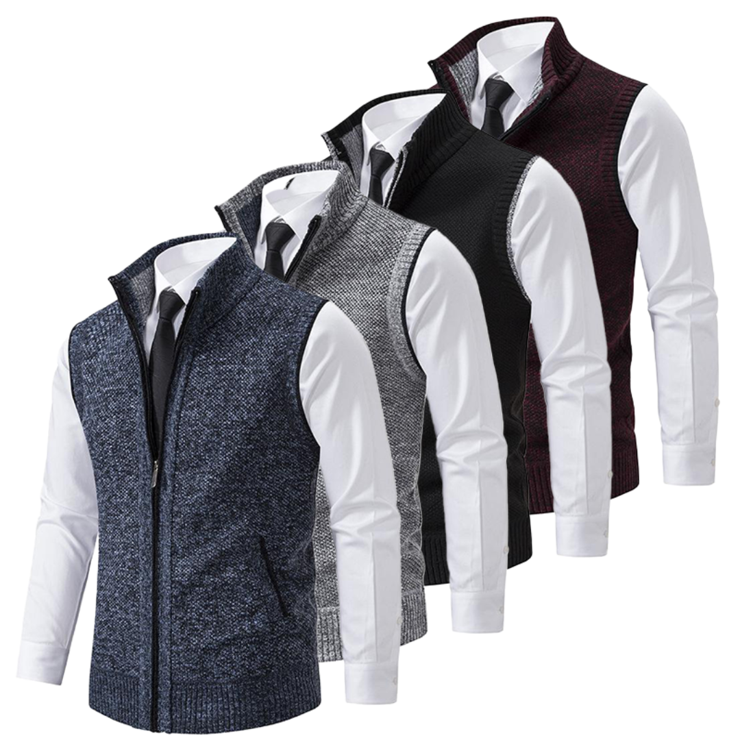 Cardigan sans manches pour homme | Fermeture éclair 4