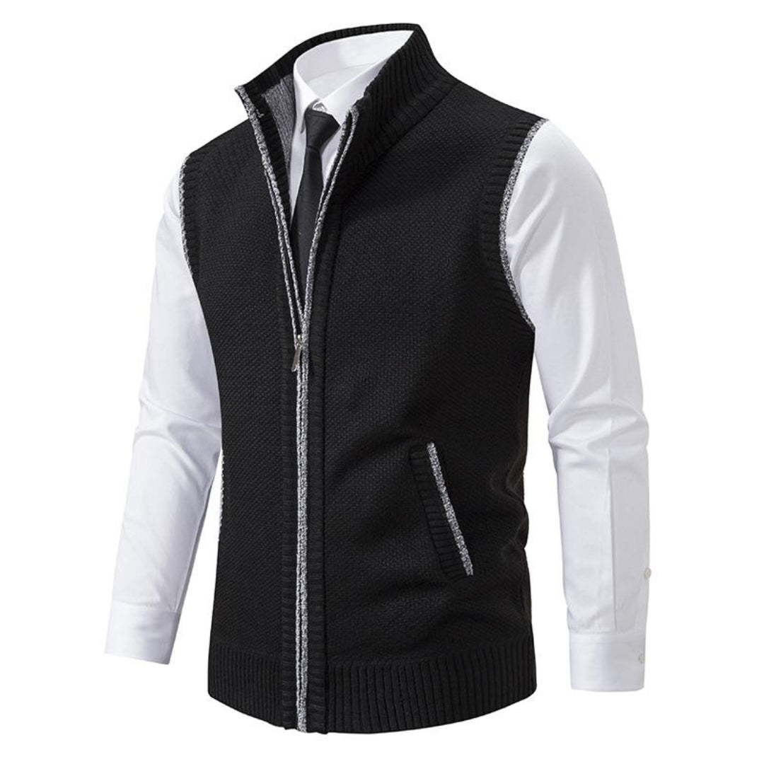 Cardigan sans manches pour homme | Fermeture éclair 5