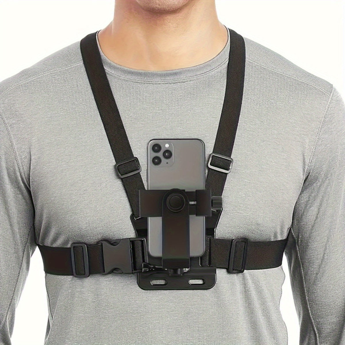 Ceinture verticale réglable pour le tournage confortable et le support de téléphone sécurisé pour les smartphones et les caméras d'action 0