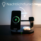 Chargeur 3 en 1 sans fil pour smartphone, smartwatch et Speed Speed Station avec un design moderne 4