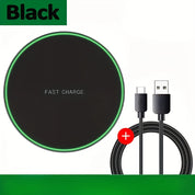 Chargeur sans fil rapide-15-W bains de charge à induction pour les appareils iPhone et Android, conception élégante, confort sans câble 2