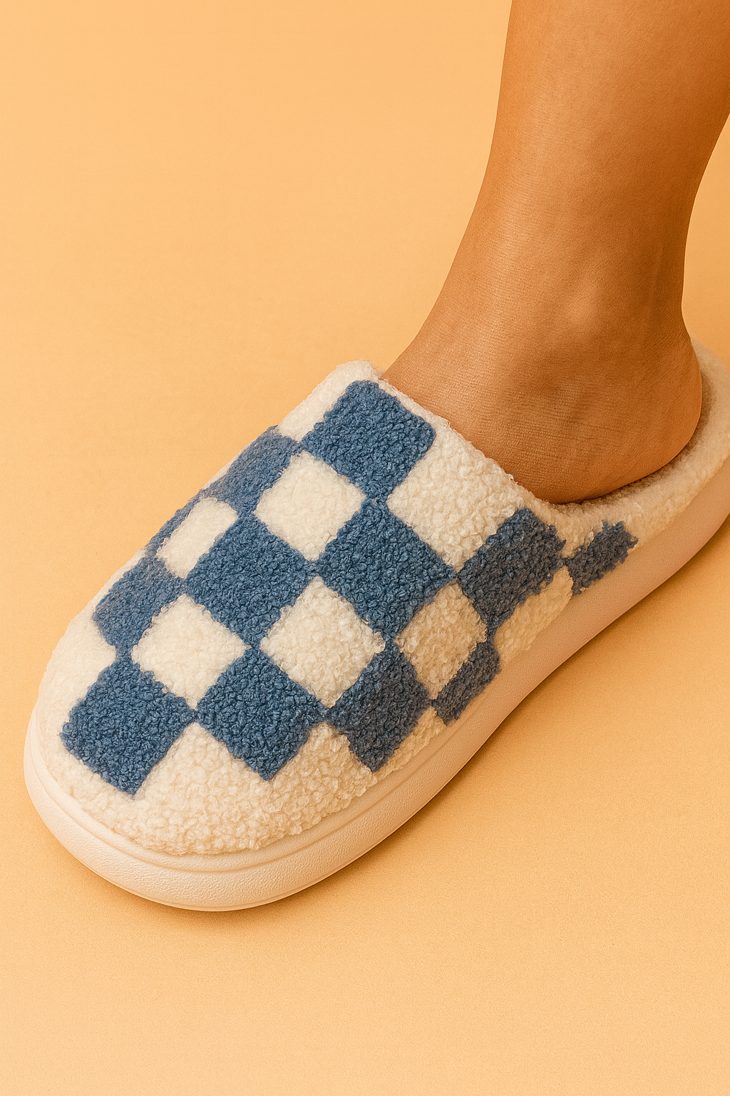 Chaussons à carreaux | Chaussons confortables et antidérapants 4