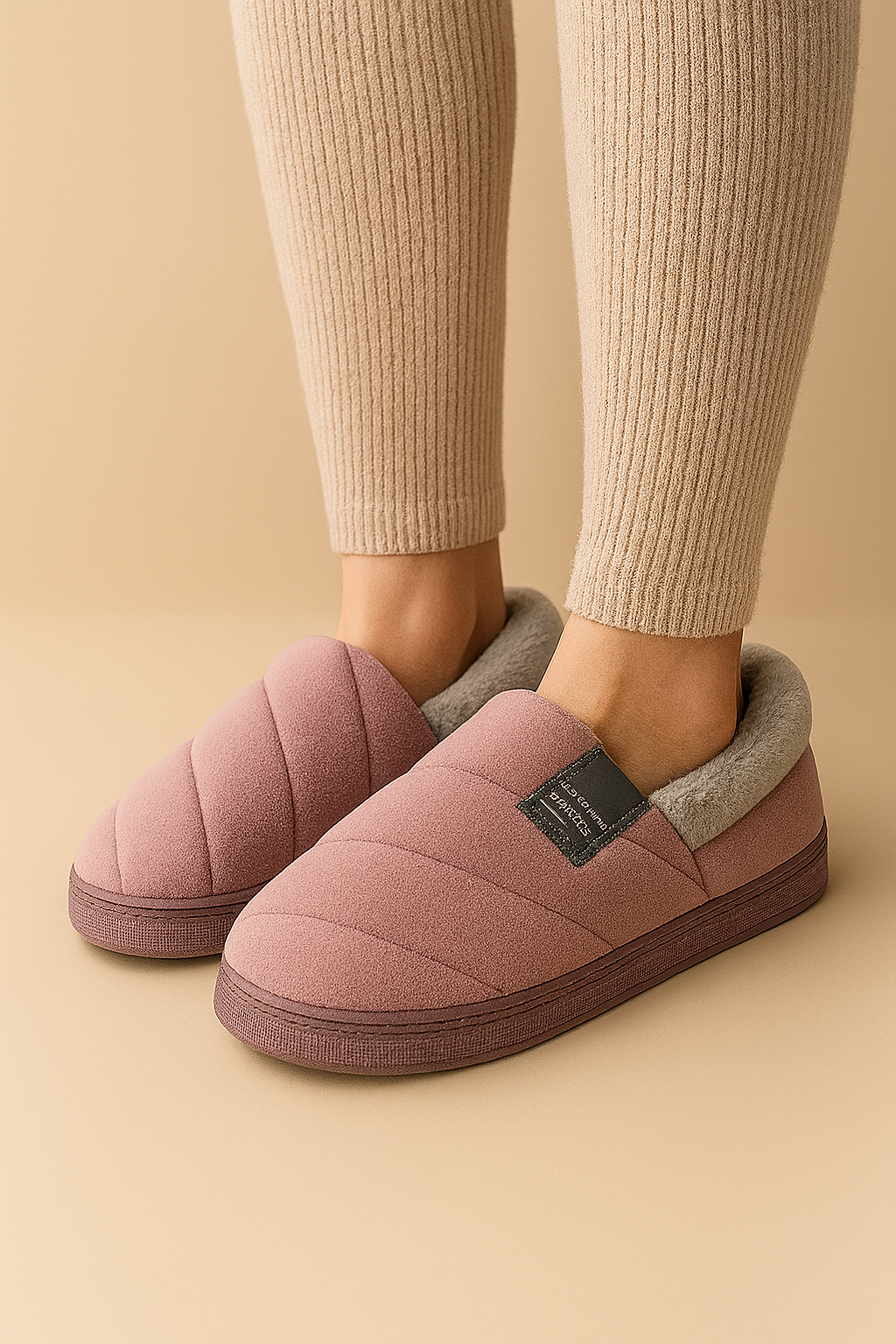 Chaussons à enfiler pour femmes et hommes | Chaussons chauds et unisexes 1