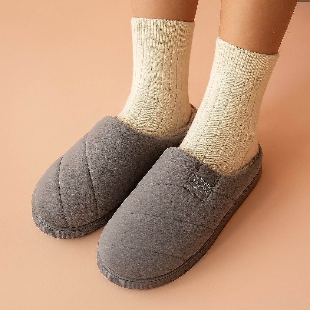 Chaussons à enfiler pour femmes et hommes | Chaussons chauds et unisexes 5