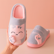 Chaussons chat femme | Chaussons doux, chauds et antidérapants pour l'hiver 4