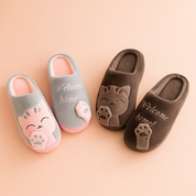 Chaussons chat femme | Chaussons doux, chauds et antidérapants pour l'hiver 6