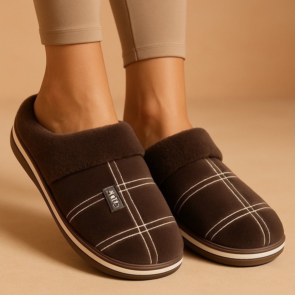 Chaussons chauds à enfiler pour homme | Chaussons doux et confortables 0