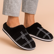 Chaussons chauds à enfiler pour homme | Chaussons doux et confortables 1