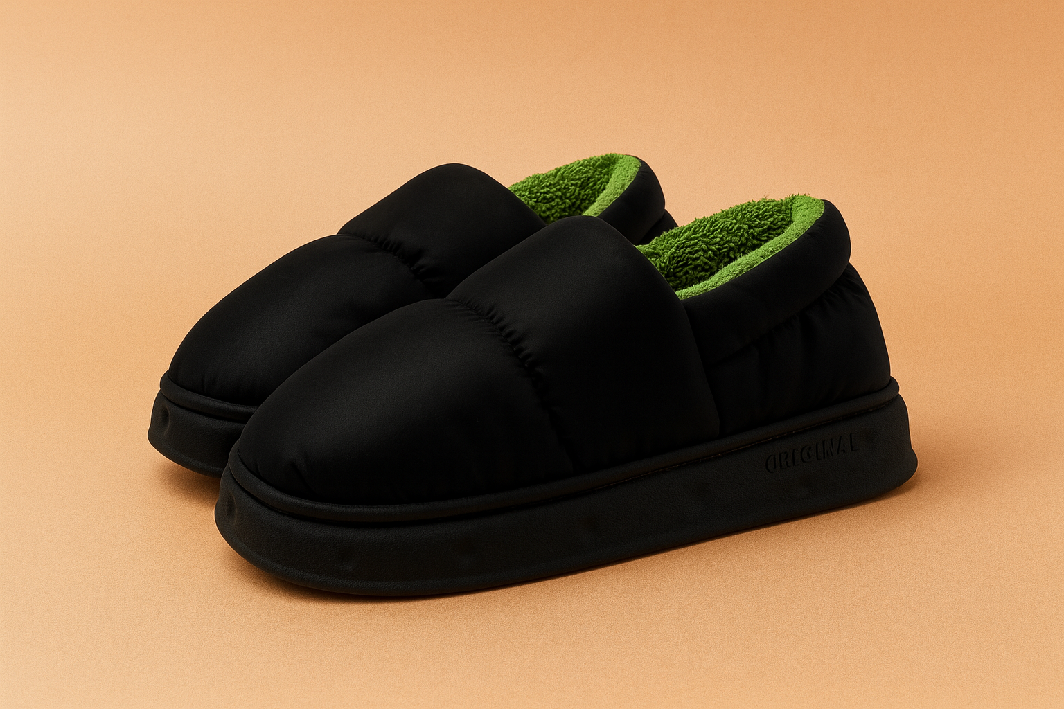 Chaussons coussinés | Chaussons chauds avec doublure douce 0