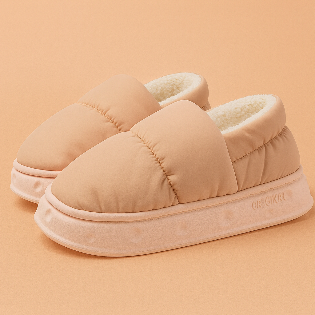 Chaussons coussinés | Chaussons chauds avec doublure douce 1